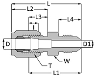 SAE Flareless Union