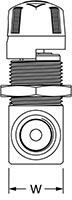 Ball valves- EB Series Series Female NPT LINE SIDE