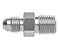 JIC bulkhead BSPT male connector