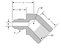 JIC 45° female elbow