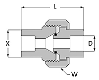 Koncentric pipe socket weld union