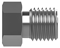 SAE flareless plug