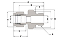 Male Connector BSPP - Duolok