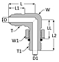 Ultraflare Straight Thread Elbow