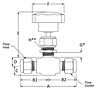 Metering Valve Fractional Tube Fitting