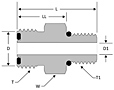 O-ring Face Seal Straight Thread Connect