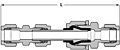 Tube fitting dielectric union